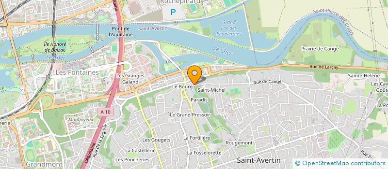 localisation de l'entreprise GE.DE.CO.  SAINT-AVERTIN