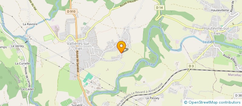 localisation de l'entreprise GE DE GRAINES EN CIMES  VALLIERES-SUR-FIER