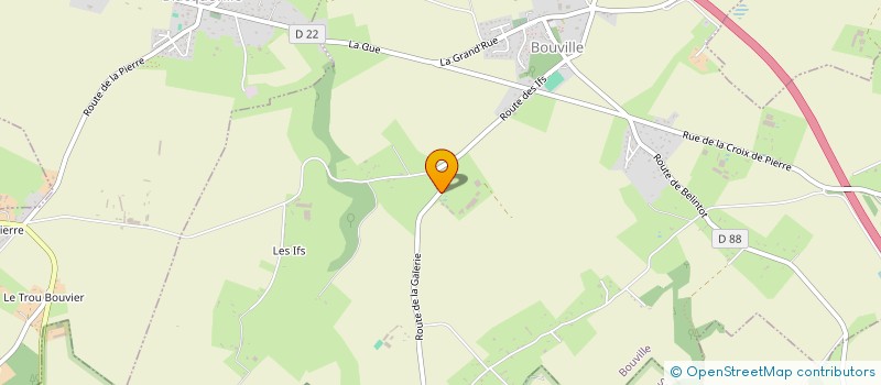 localisation de l'entreprise GE DE LA GALERIE  BOUVILLE