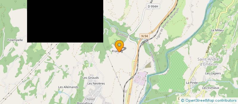 localisation de l'entreprise GE DE TOUT  EMBRUN