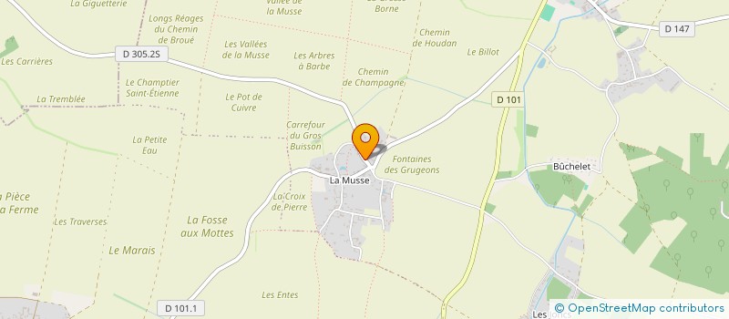 localisation de l'entreprise GE DES VALLEES à BOUTIGNY-PROUAIS