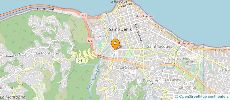 localisation de l'entreprise GE DEVELOPPEMENT à SAINT-DENIS
