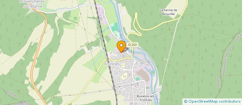 localisation de l'entreprise GE DU PLATEAU à MARBEVILLE