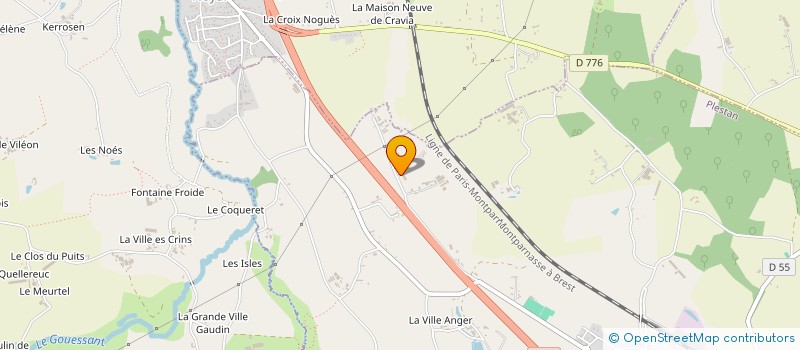 localisation de l'entreprise GE DU VAL à PLENEE-JUGON