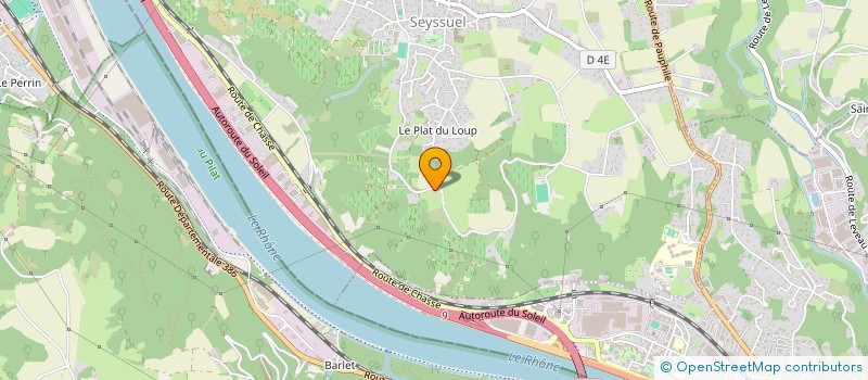 localisation de l'entreprise GE ET NICO II  SEYSSUEL