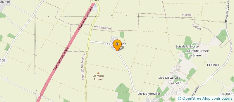 localisation de l'entreprise GE FARNAULT à GIROLLES