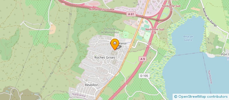 localisation de l'entreprise GE FORMATION  NARBONNE