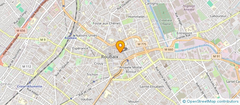 localisation de l'entreprise GE GALIA GROUPEMENT D'EMPLOYEURS à ROUBAIX
