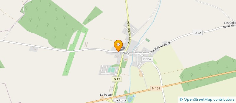 localisation de l'entreprise GE GANGNERON COURTINE à BRECY