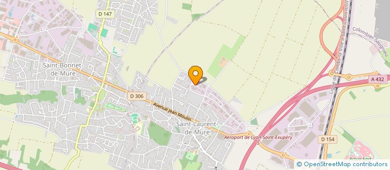 localisation de l'entreprise GE GEBARA  SAINT-LAURENT-DE-MURE