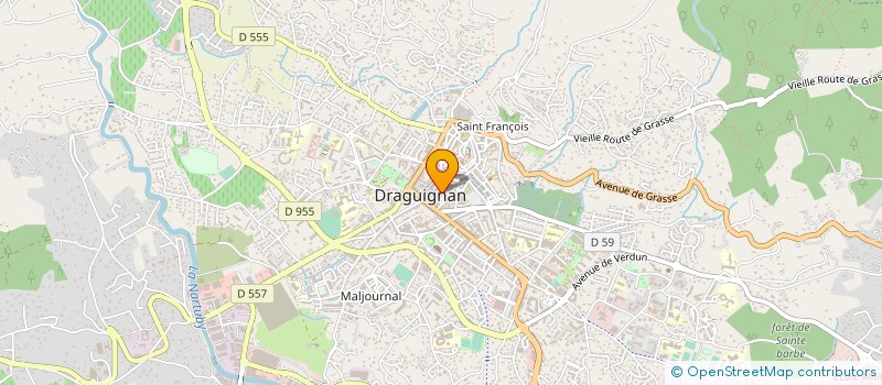 localisation de l'entreprise GE GUIDANCE EDUCATIVE  DRAGUIGNAN