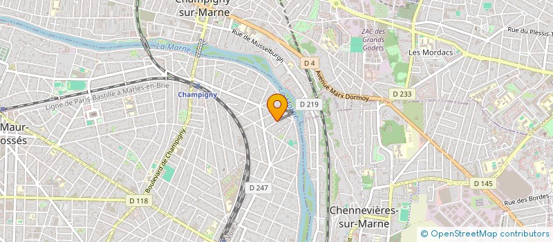 localisation de l'entreprise GE IMMO à SAINT-MAUR-DES-FOSSES