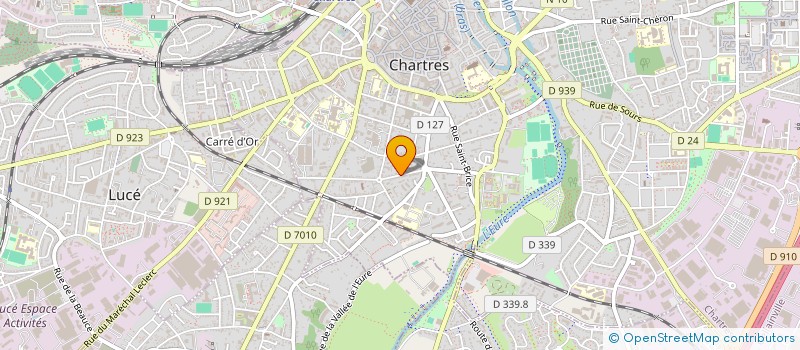 localisation de l'entreprise GE L'ARC GTC  CHARTRES