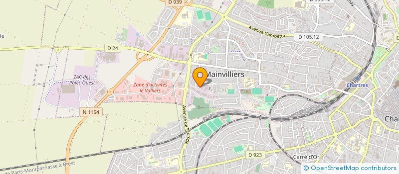 localisation de l'entreprise GE L 'ART GI SARL à MAINVILLIERS