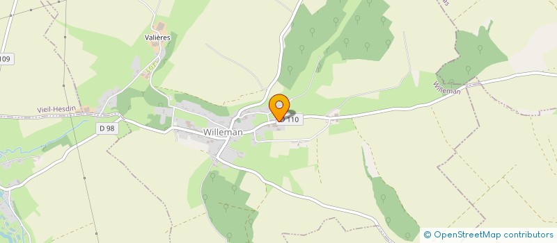 localisation de l'entreprise GE LA CLEF DES CHAMPS  WILLEMAN