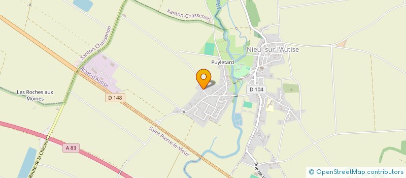 localisation de l'entreprise GE LA ROUSSETTE  RIVES-D'AUTISE