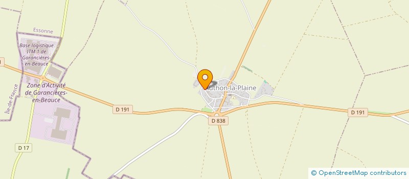 localisation de l'entreprise GE LAUVIER à AUTHON-LA-PLAINE