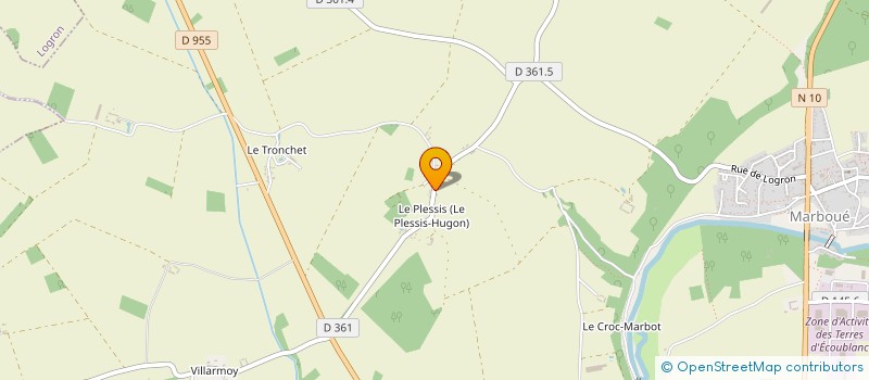 localisation de l'entreprise GE LE PENSIER à VILLEMAURY