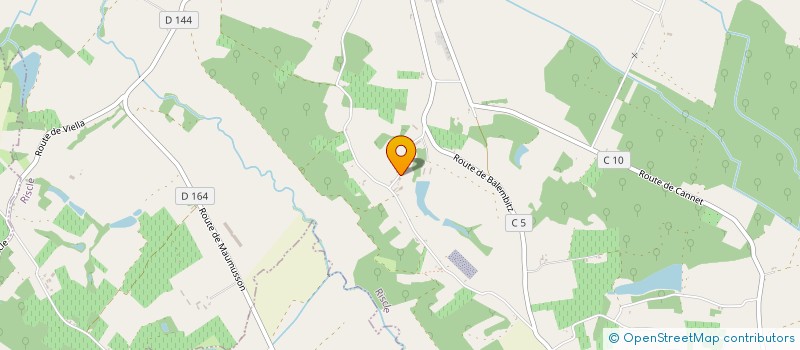 localisation de l'entreprise GE LES TROIS CHENES  RISCLE