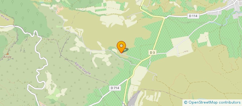 localisation de l'entreprise GE LES TROUBADOURS  VAL-DE-DAGNE