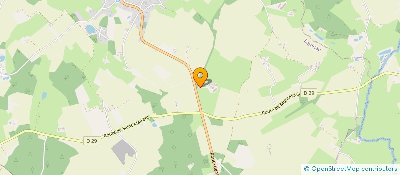 localisation de l'entreprise GE LM  LAMNAY