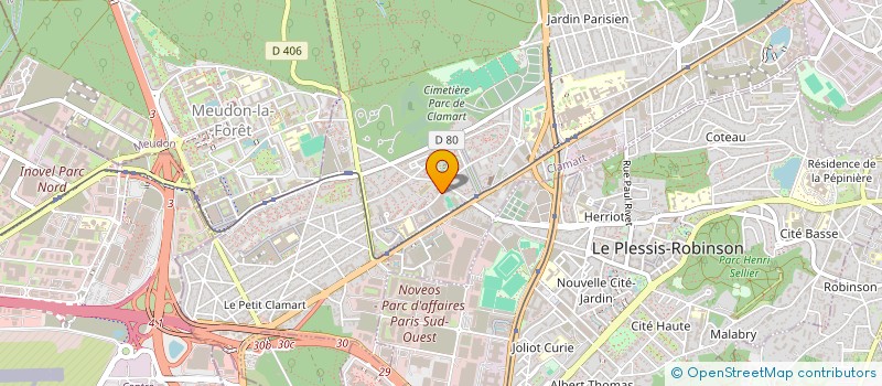 localisation de l'entreprise GE MINI MARCHE à CLAMART