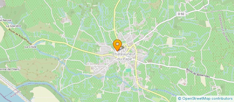 localisation de l'entreprise GE-NATURE  CHATEAUNEUF-DU-PAPE