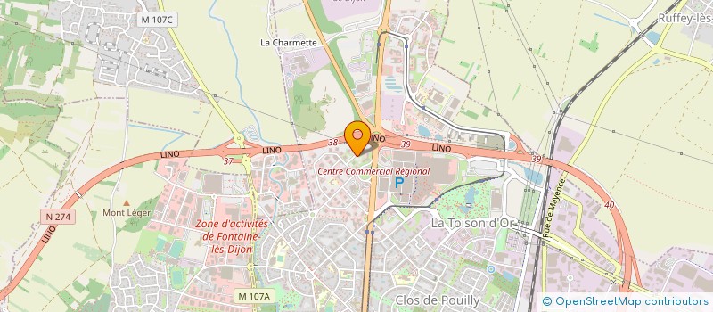 localisation de l'entreprise GE NOV QUALIFICATION  DIJON