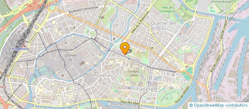 localisation de l'entreprise GE-P-TO GEOSCIENCES POUR TOUS à STRASBOURG