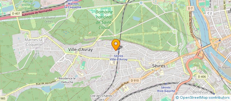 localisation de l'entreprise GE PATRIMOINE à SEVRES