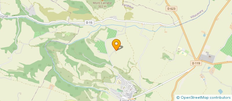 localisation de l'entreprise GE PAYSANS  FANJEAUX