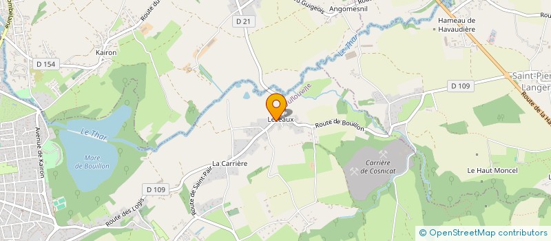 localisation de l'entreprise GE PROMOTION  JULLOUVILLE