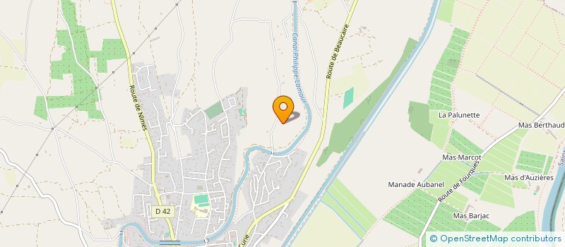 localisation de l'entreprise GE RAYNAL  SAINT-GILLES