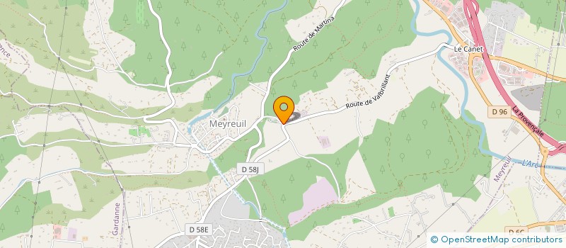 localisation de l'entreprise GE ROSSIGNOL à MEYREUIL