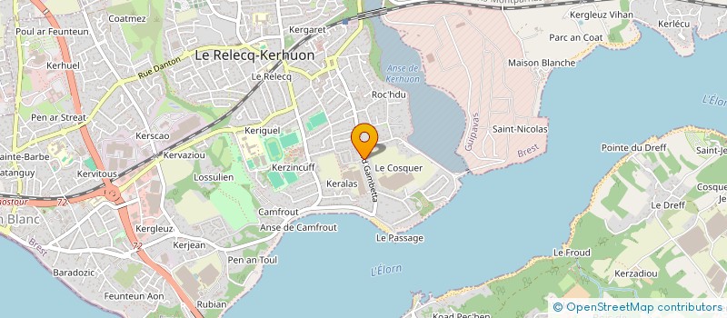 localisation de l'entreprise GE SSC à LE RELECQ-KERHUON