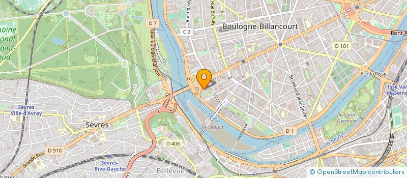localisation de l'entreprise GE SUPPORT FRANCE  BOULOGNE-BILLANCOURT