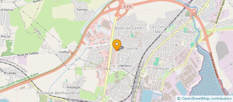 localisation de l'entreprise GE SUPPORT GROUPE à TRIGNAC