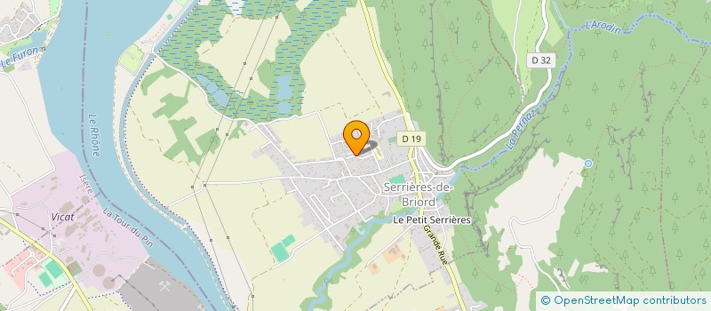 localisation de l'entreprise GE-SYS  SERRIERES-DE-BRIORD