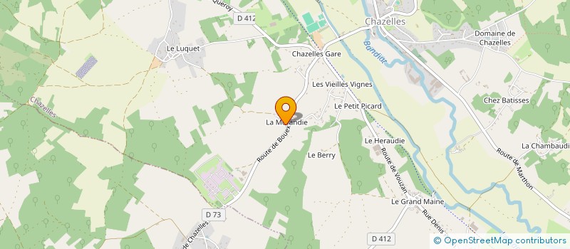 localisation de l'entreprise GE TRILLAUD à CHAZELLES