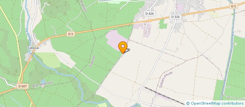 localisation de l'entreprise GE VAL DE CESSE  GINESTAS