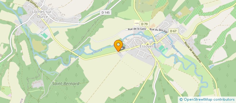 localisation de l'entreprise GE VAL DES DEMOISELLES  ESSOYES