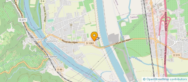 localisation de l'entreprise GE3M à SABLONS