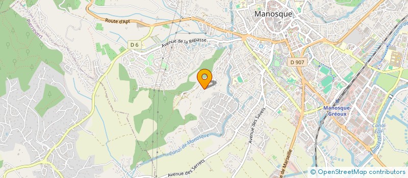 localisation de l'entreprise GEA à MANOSQUE