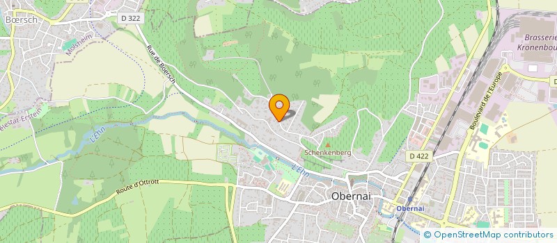localisation de l'entreprise GEA à OBERNAI