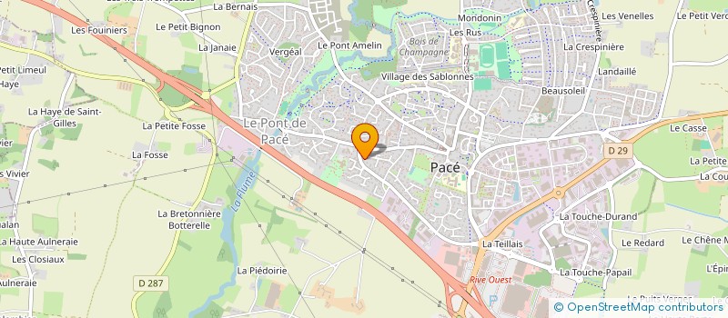 localisation de l'entreprise GEA à PACE