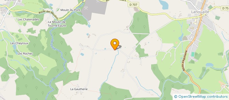 localisation de l'entreprise GEA DE LA CHAUDIERE  SAVIGNAC-LEDRIER