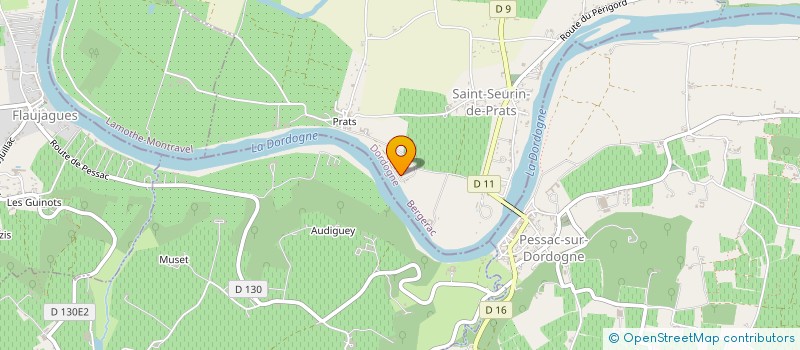 localisation de l'entreprise GEA DES BORDS DE DORDOGNE  SAINT-SEURIN-DE-PRATS