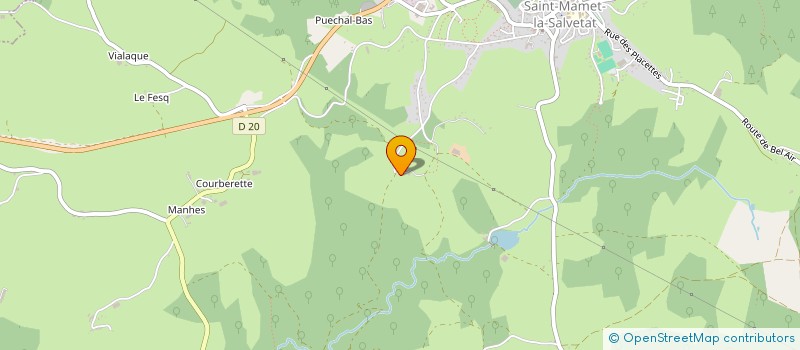 localisation de l'entreprise GEA DES MONGAUZ à SAINT-MAMET-LA-SALVETAT