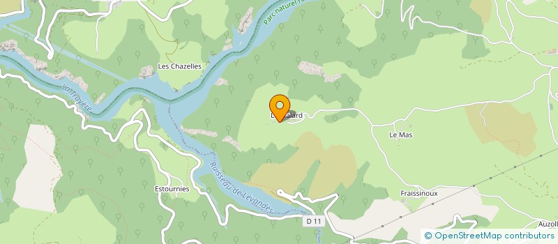 localisation de l'entreprise GEA DU CALDAGUES AUBRAC à ESPINASSE