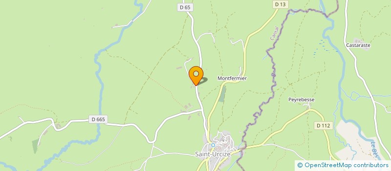 localisation de l'entreprise GEA DU RIOUMOU à SAINT-URCIZE